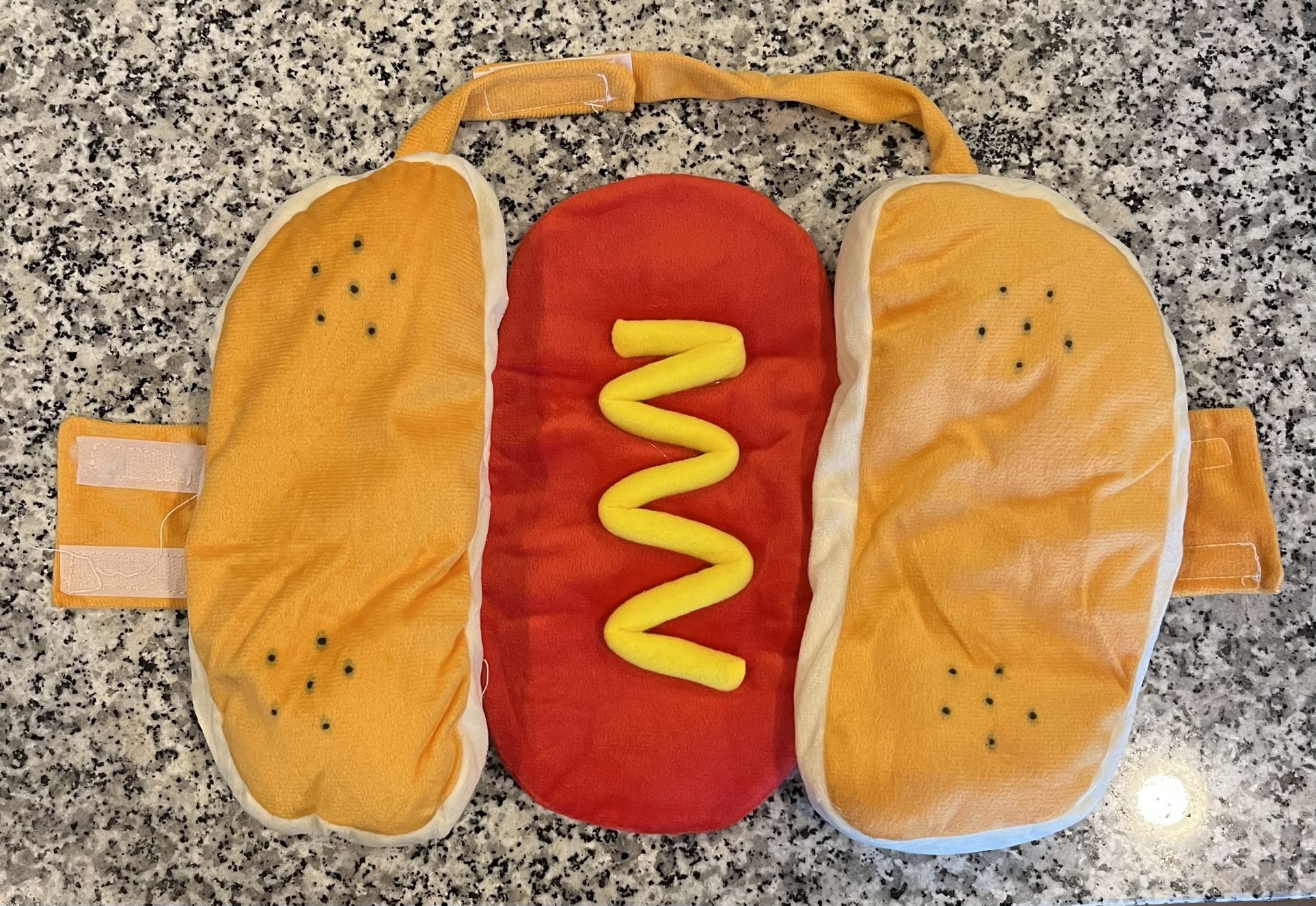 Size Large, Dog Halloween Costume, Hot Dog. Excellent Condition
