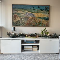 White IKEA TV Console
