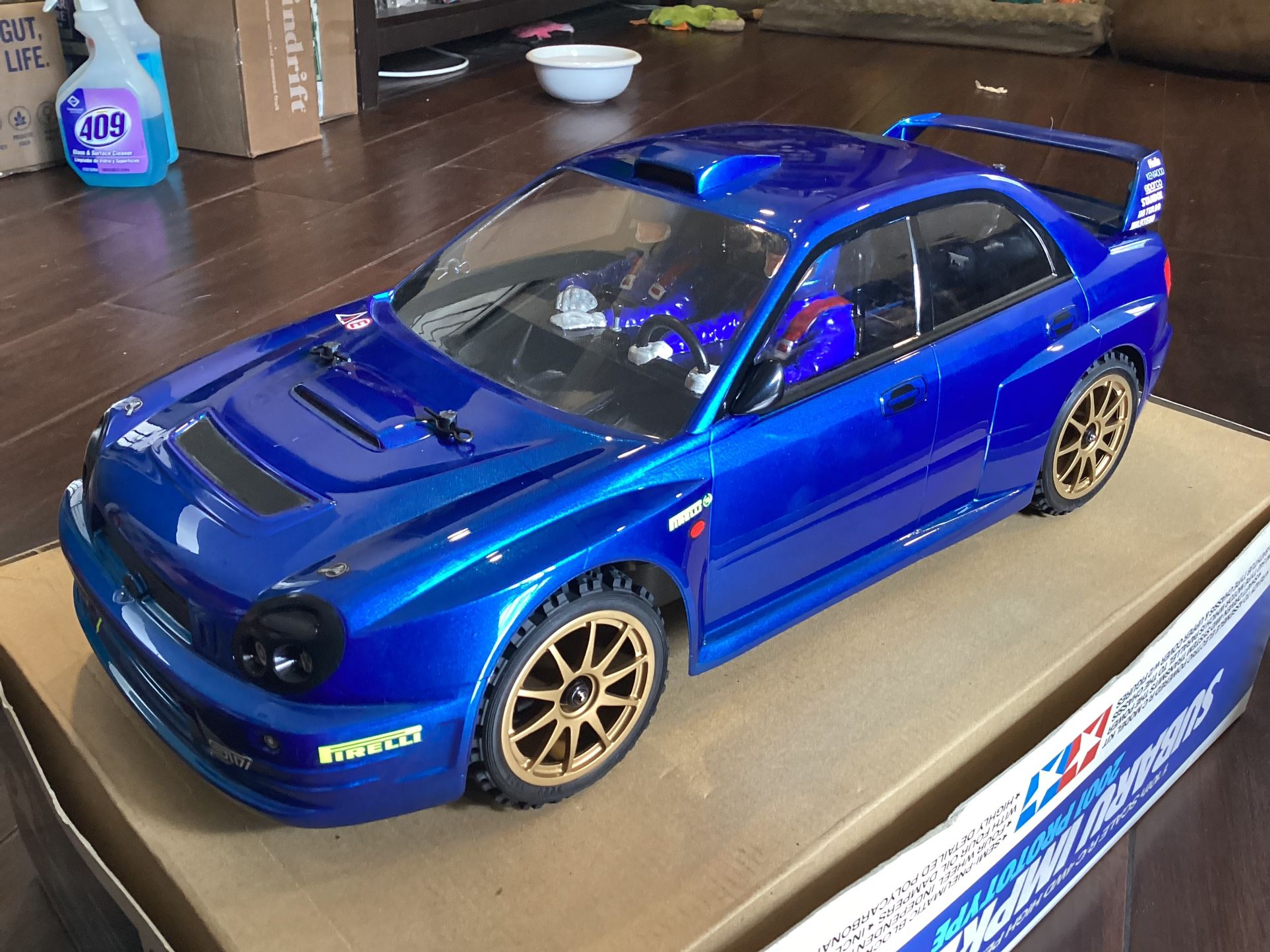 ホビーラジコン SUBARU IMPREZA WRC 2001 PROTOTYPE 58271 New Built Tamiya TB-01 Subaru Impreza WRC 2001 Prototype 58271