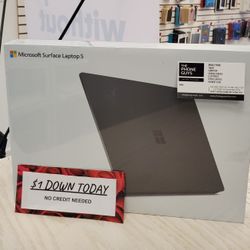 Microsoft Surface Laptop 4 Brand New - $1 Down Today - NO CREDIT Needed