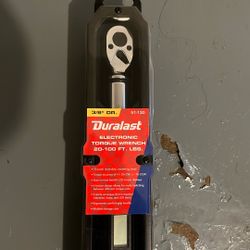 3/8” DR Electronic Torque Wrench 20-100 FT lbs