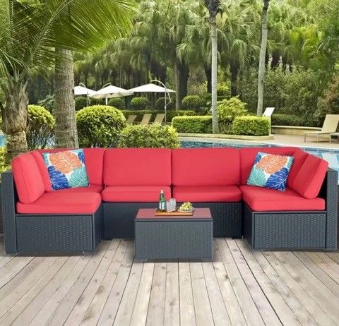 Wicker Patio Furniture Set βοΈπ₯βοΈπ₯βοΈ Brand New