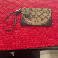 Small Coach Wristlet