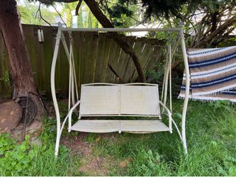 Swinging Outdoor Bench