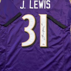 Jamal Lewis Signed NFL Jersey