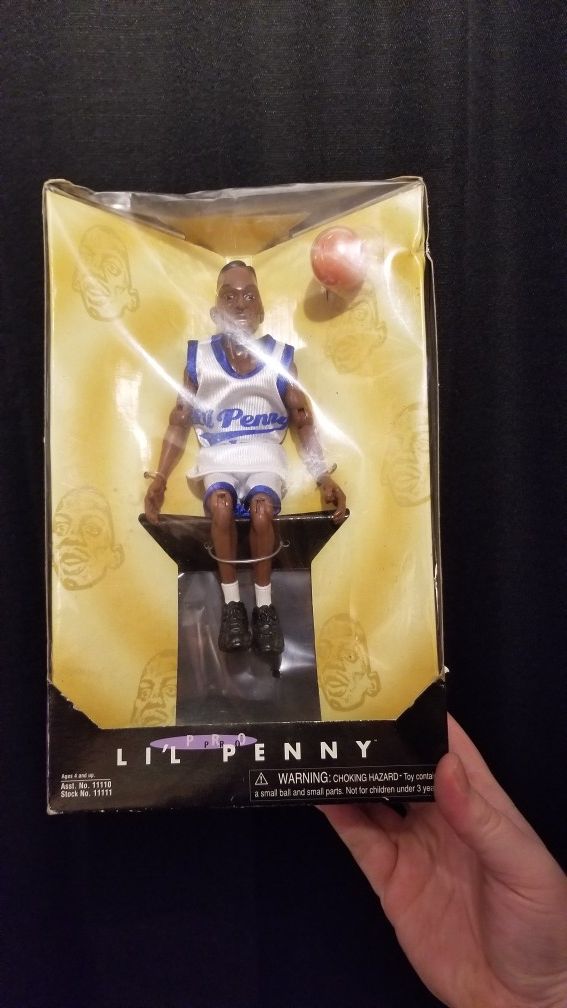 1997 LI'L PENNY HARDAWAY Action Figure PRO Doll Basketball