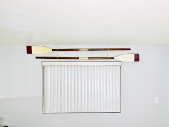 Decorative OARS . Oar - Oxford Oar . 92.5 Inches Length X 6.5 Wide X 2.0 Thick .