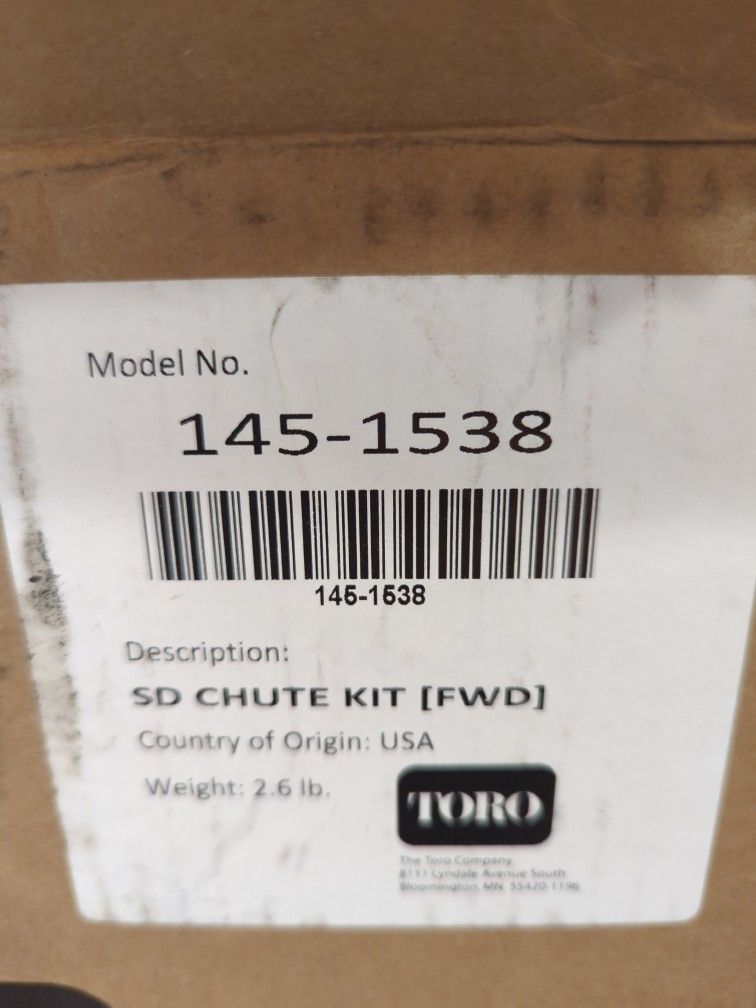 Toro 22inch Recycler Mower Rear Disharge Chute