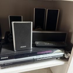 Old Sony Disc Changer and Sound System
