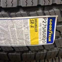 275/60/20 Goodyear Wrangler SRA