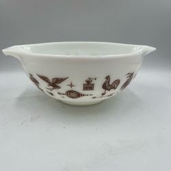 Vintage Pyrex Early American Cinderella Mixing Bowl #443