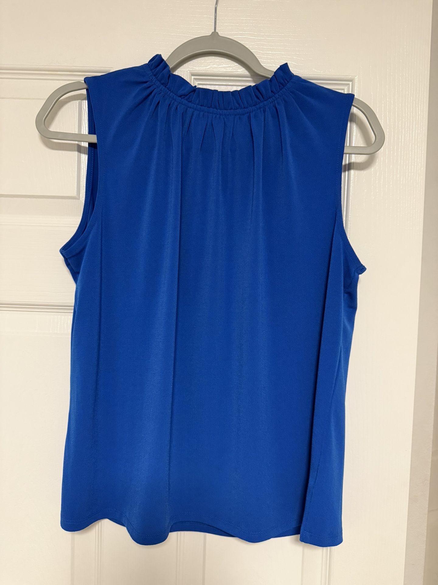 Women Top Blouse Blu Petite PM