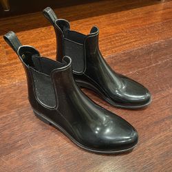 Nearly New Women’s Sam Edelman Sz 6 Black Rain Boots