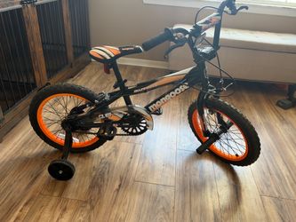 Mongoose Mutant 16" Kids Bike with Training Wheels