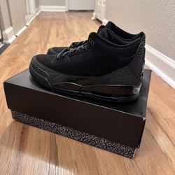 Jordan 3 Black Cat Size 13. Dead Stock With Receipt. Meet Up Only 