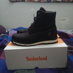 Timberland Size.10 Men Radford 6in Boot Black Canvas