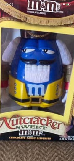 Vintage, Rare Blue M&M Nutcracker