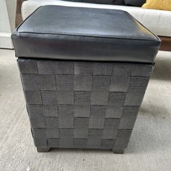 Black Storage Cube/Stool