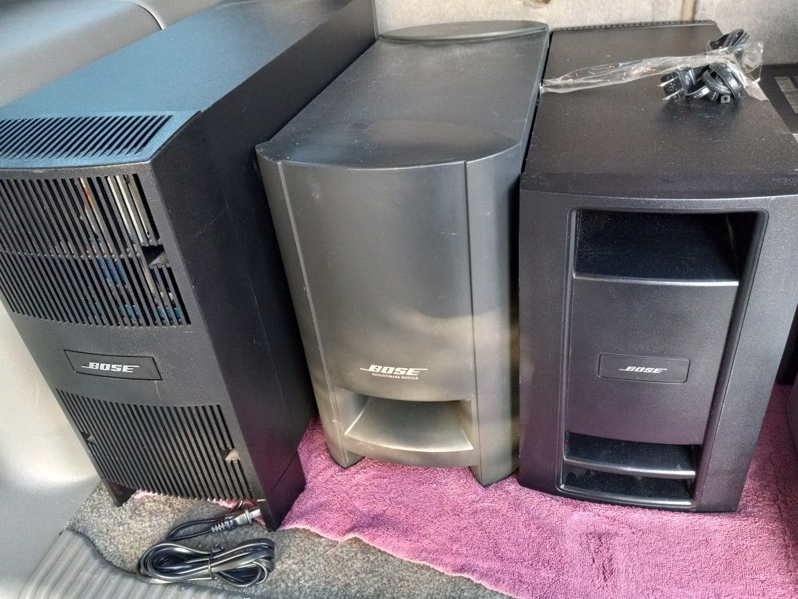 3 Bose Subwoofer Modules For Home Audio Stereo System