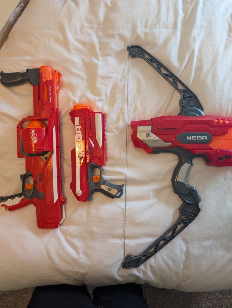 Nerf Mega blasters