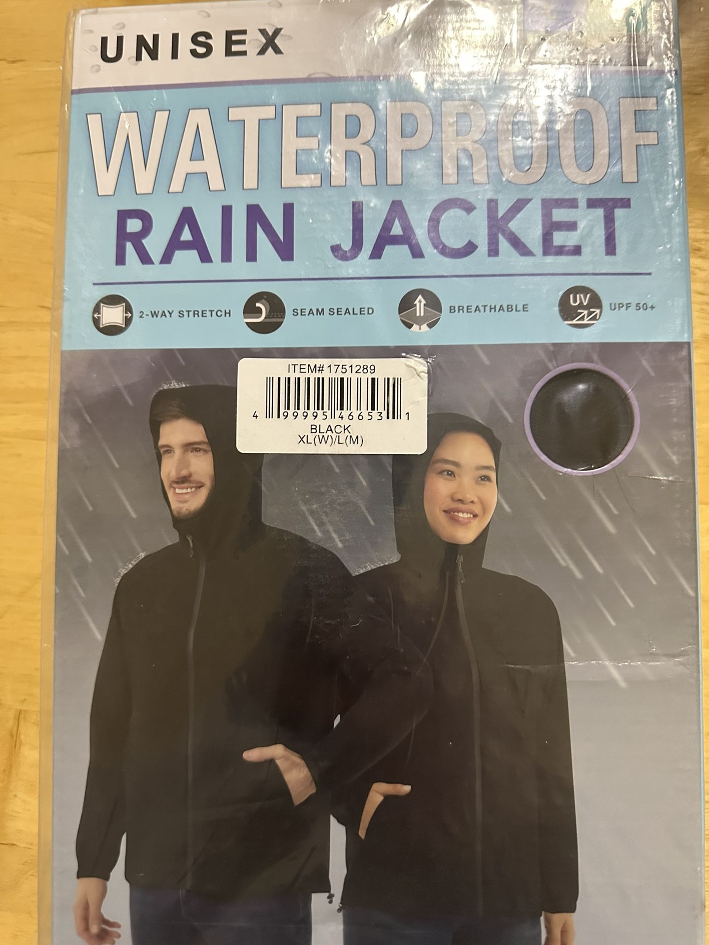 New Waterproof Rain Jacket Unisex