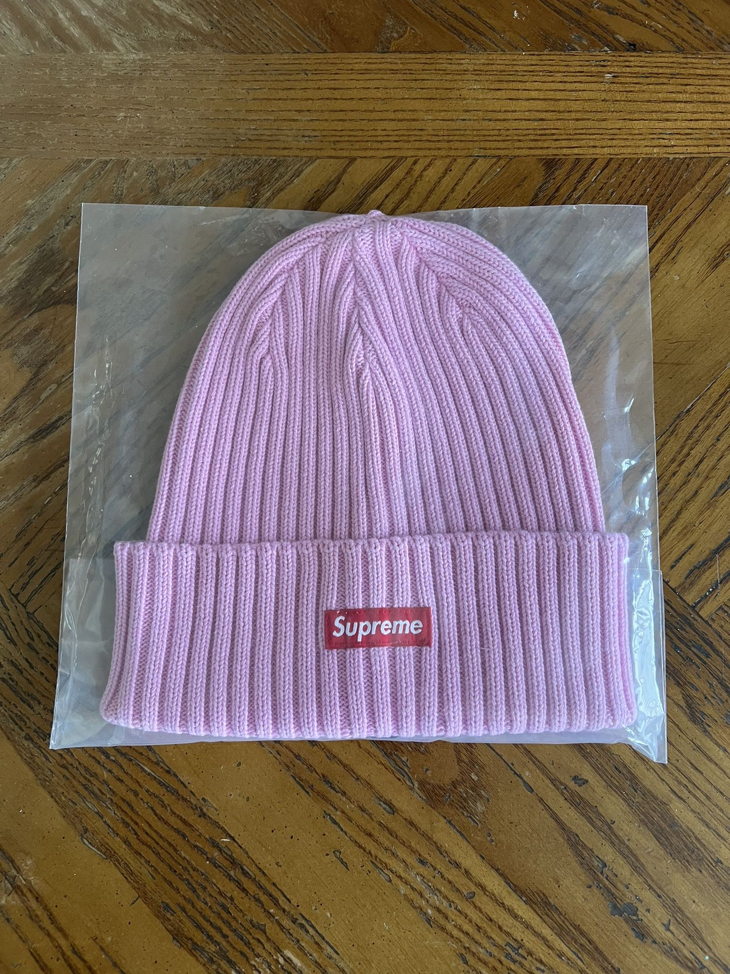 Supreme Overdyed Beanie Pink