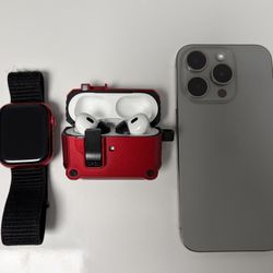 iPhone 15 Pro + Watch 8 + AirPods Pro 2
