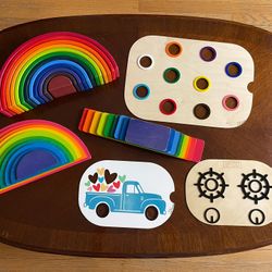 Flisat Boards And Stackable Rainbow