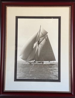 Beken of Cowes, Racing Yacht, Candida, 1923, photographic print, framed