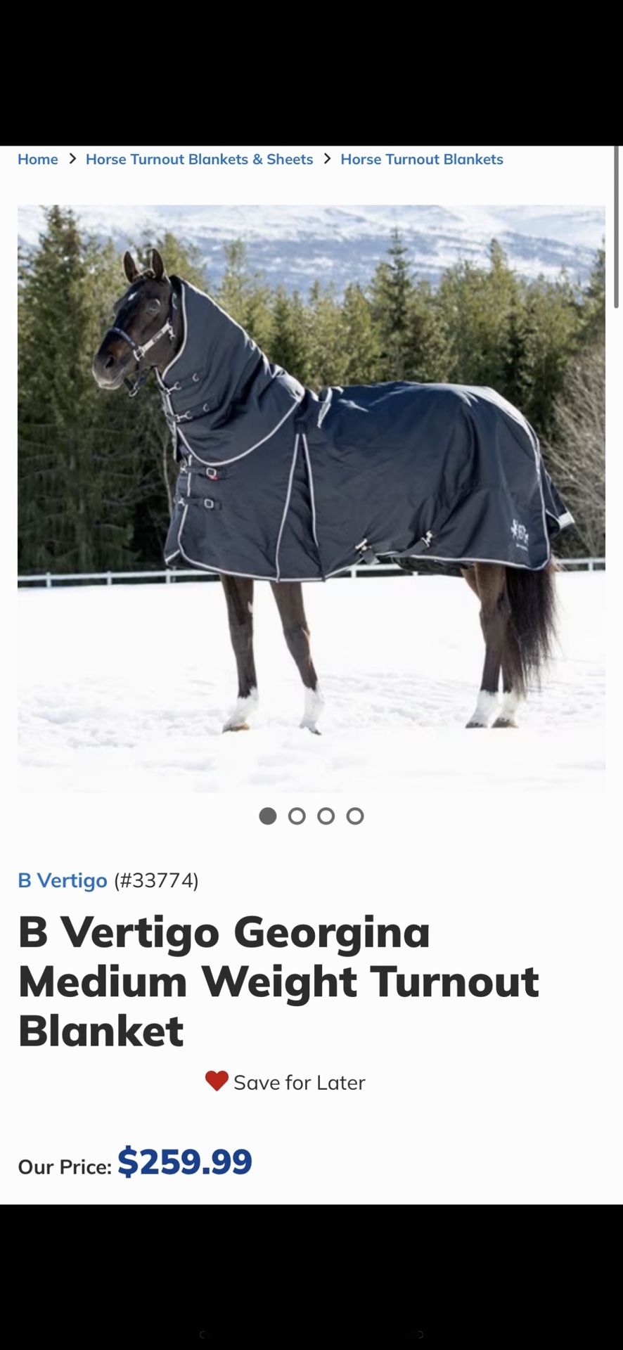 Horse Blanket With Hood Size 84 NEW