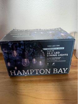 Open box Hampton Bay LED string lights