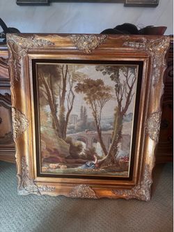 Beautiful Decorative frame with handmade cross stitch