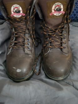 Men's Steel ltoe Work Boots Size 6