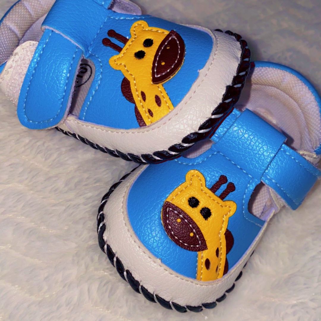 Animal Print Sandals for Baby Boy