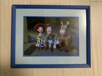 Disney Pixar Toy Story 2 lithograph 2000 collection 11x14 with mat,framed
