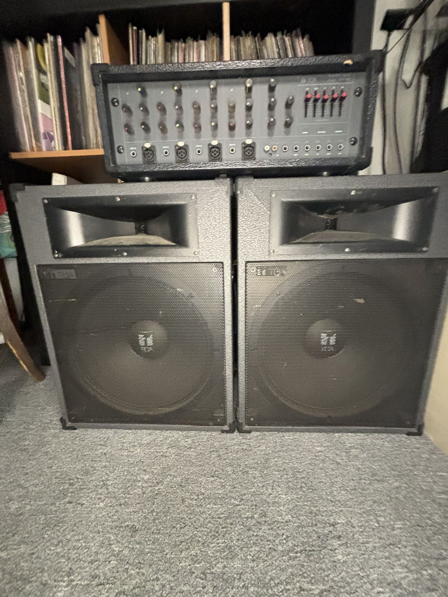 TOA Speakers & TOA Powered Mixer