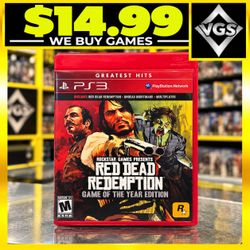 Red Dead Redemption Game of the Year (Sony PlayStation 3, 2010) PS3