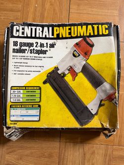 18 Gauge 2-in-1 nailer/stapler