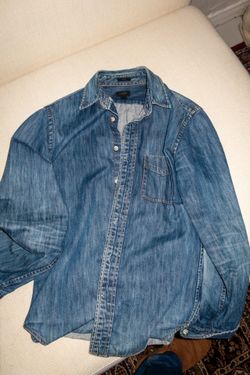 J crew denim shirt small