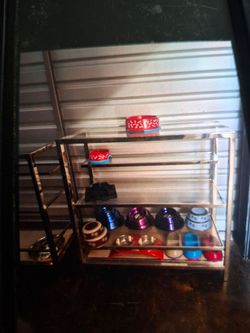 Glass display cabinets