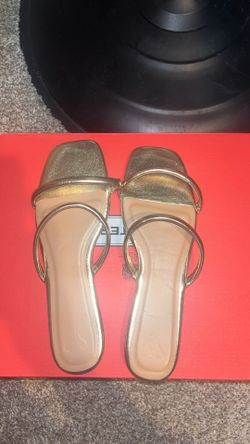 Gold sandals