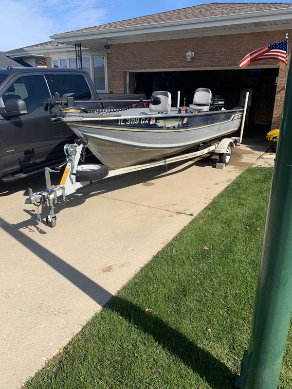 1988 16 ft smoker craft fishing boat