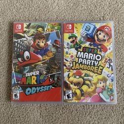 Brand NEW Sealed Nintendo Switch Games Super Mario Odyssey/Mario Party Jamboree