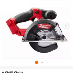 Milwaukee M18 FUEL 18V Lithium-Ion Brushless Cordless Metal Cutting 5-3/8 in. Circular Saw (Tool-Only) w/ Metal Saw Blade