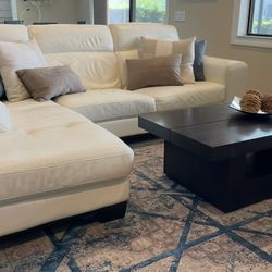 Sofa- White Leather