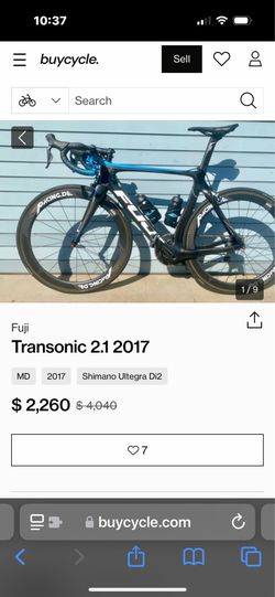 Fuji Transonic 2017  Di2 Carbon race wheels