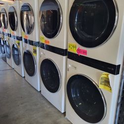 LG ThinQ WashTower Single Unit Front Load Washer 4.5 Cubic Feet  AND  Gas Dryer 7.4 Cubic Feet IZD