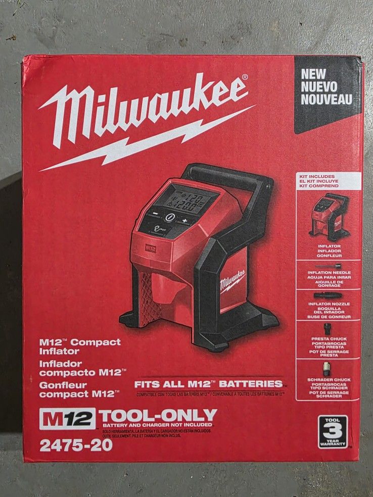 Milwaukee M12 Inflator
