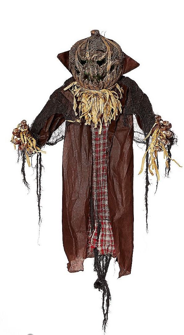 2 spirit halloween hanging pumpkin men
