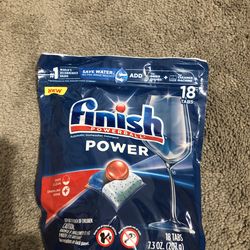 Lot of 10 finish power dishwasher detergent
